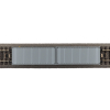 Wagon towarowy platforma DR z 2 kontenerami IV 2x 20ft VEB PIKO 27709 H0